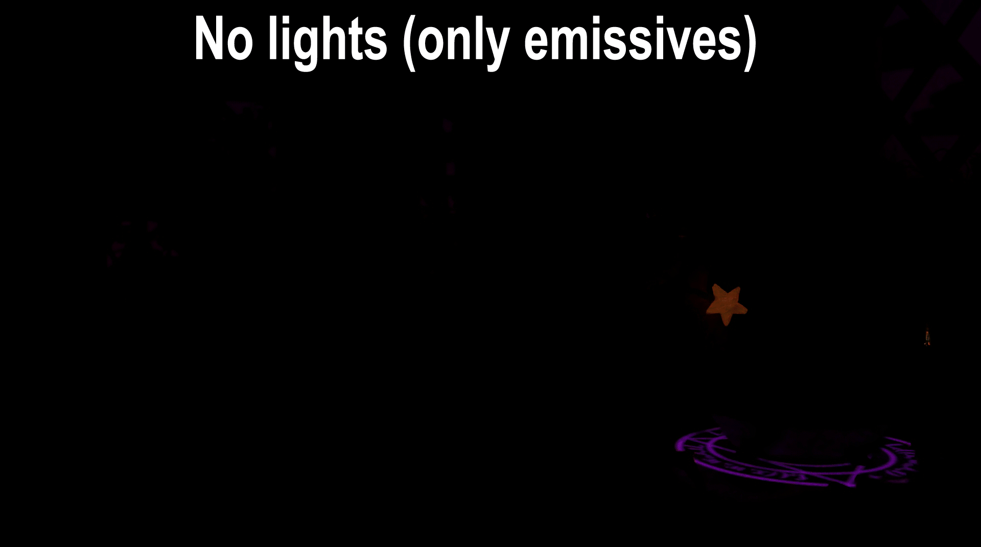 Animation showing each of the 13 lights being enabled